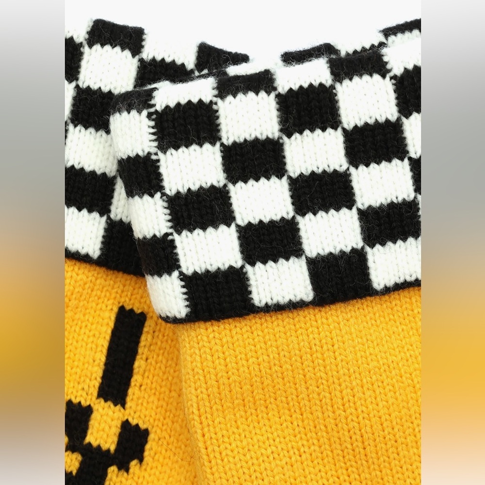 KATE SPADE NEW YORK TAXI CHECKERBOARD GRAPHIC MITTENS - NWT - Picture 5 of 5